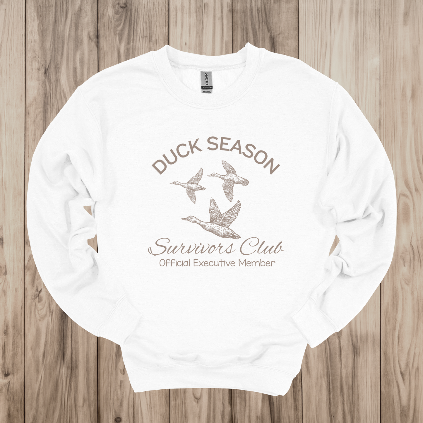 Duck Season Survivor T-shirt and Crewneck