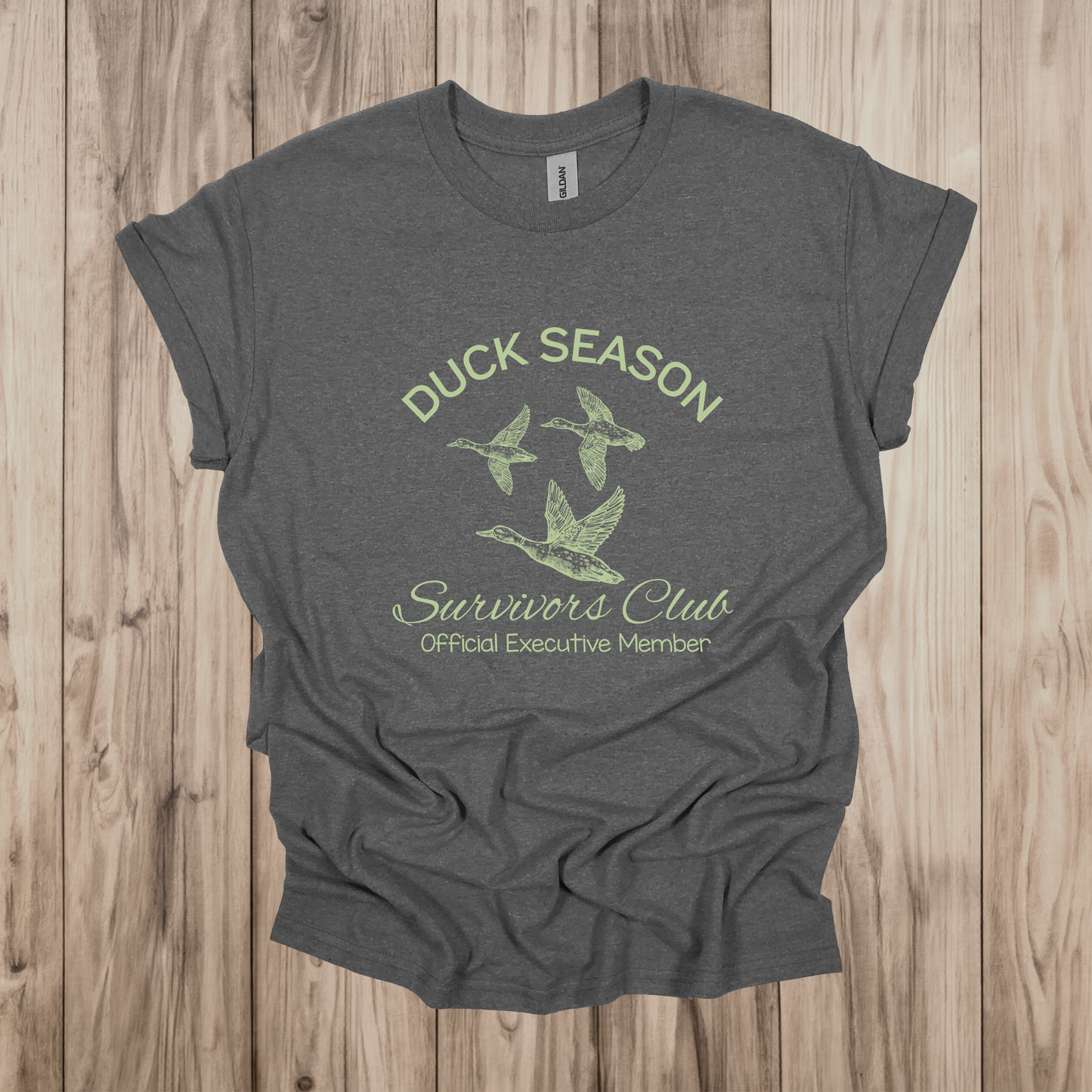 Duck Season Survivor T-shirt and Crewneck