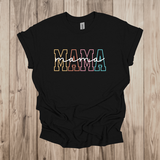 Mama Varsity Letters T-Shirt and Crewneck