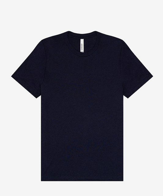 Solid Bella Canvas Unisex Tri Blend T shirt (3143)