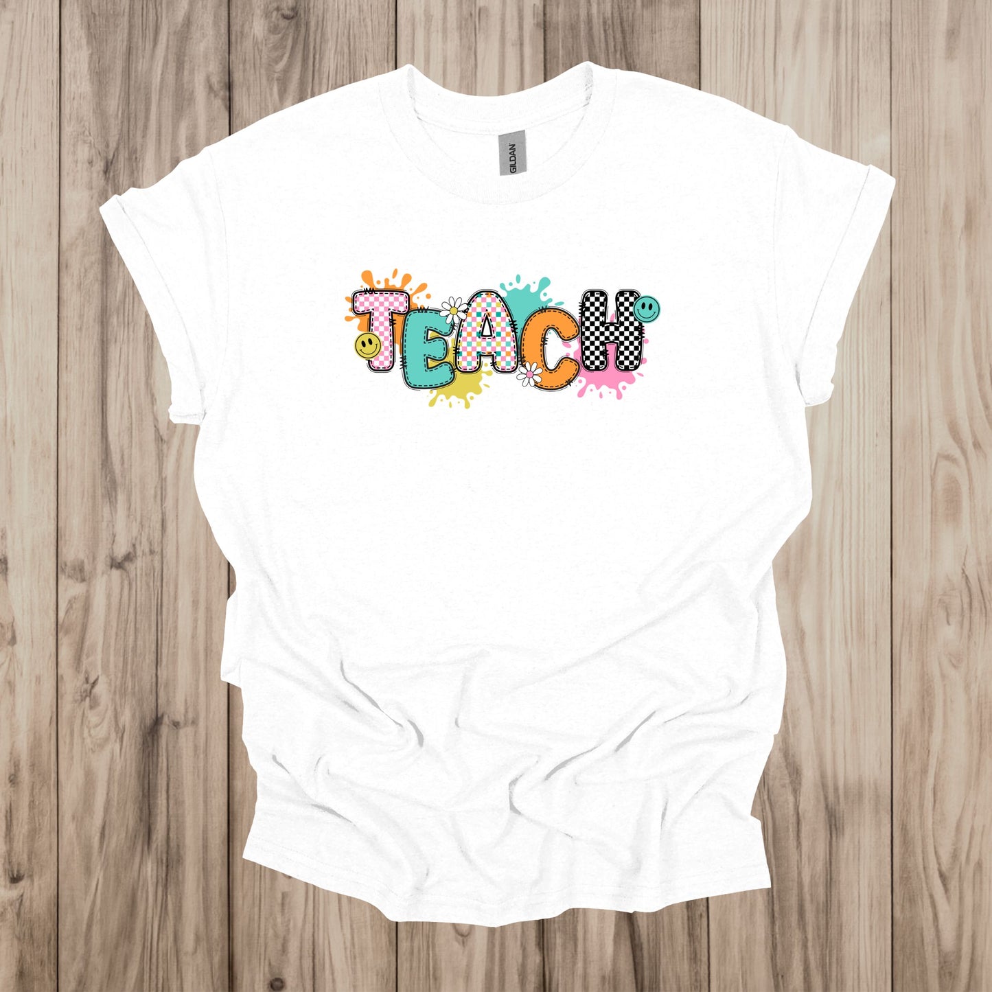Checkered Smiley Teach