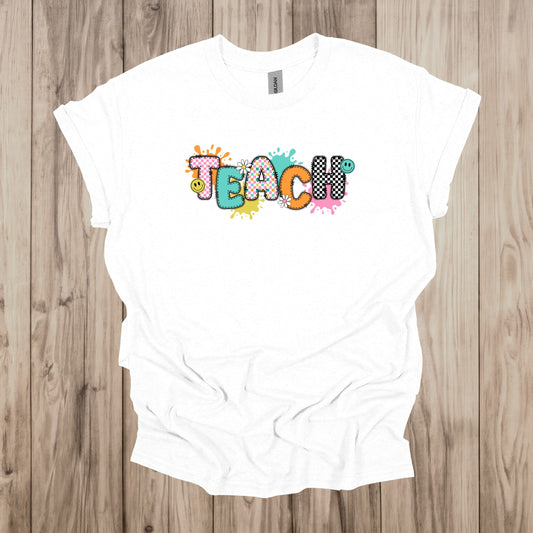 Checkered Smiley Teach