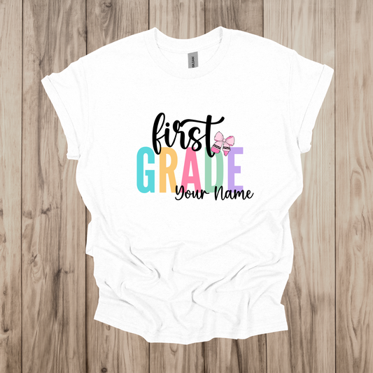 Grade Level Bow With or Without Personalization