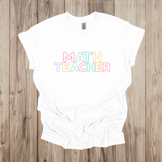 Grade, Subject, School Title Short Sleeve Tee