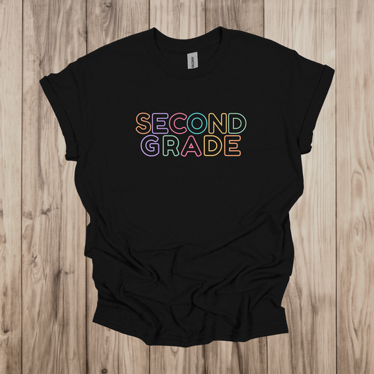 Grade, Subject, School Title Short Sleeve Tee